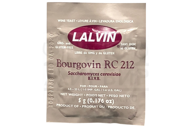 Дрожжи Lalvin Bourgovin RC212, 5 г