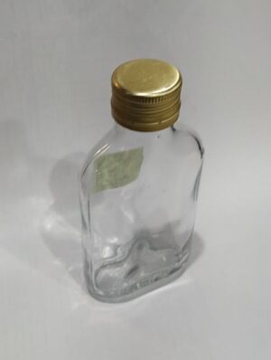 Бутылка фляжка винтовая с крышкой 0,1 литра
